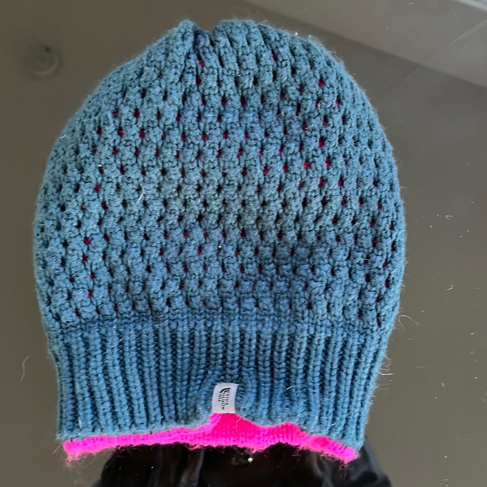 North Face reversible beanie